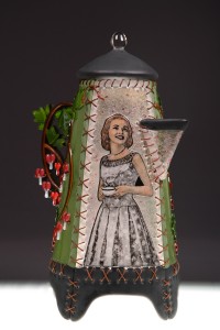 "Bleeding Heart" Coffee Pot