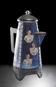 "Good Girl Bad Girl" Coffee Pot